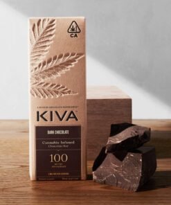 KIVA DARK CHOCOLATE BAR (100mg THC)