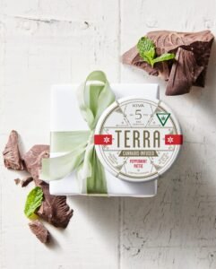 Terra Peppermint Bark Dark Chocolate Bites